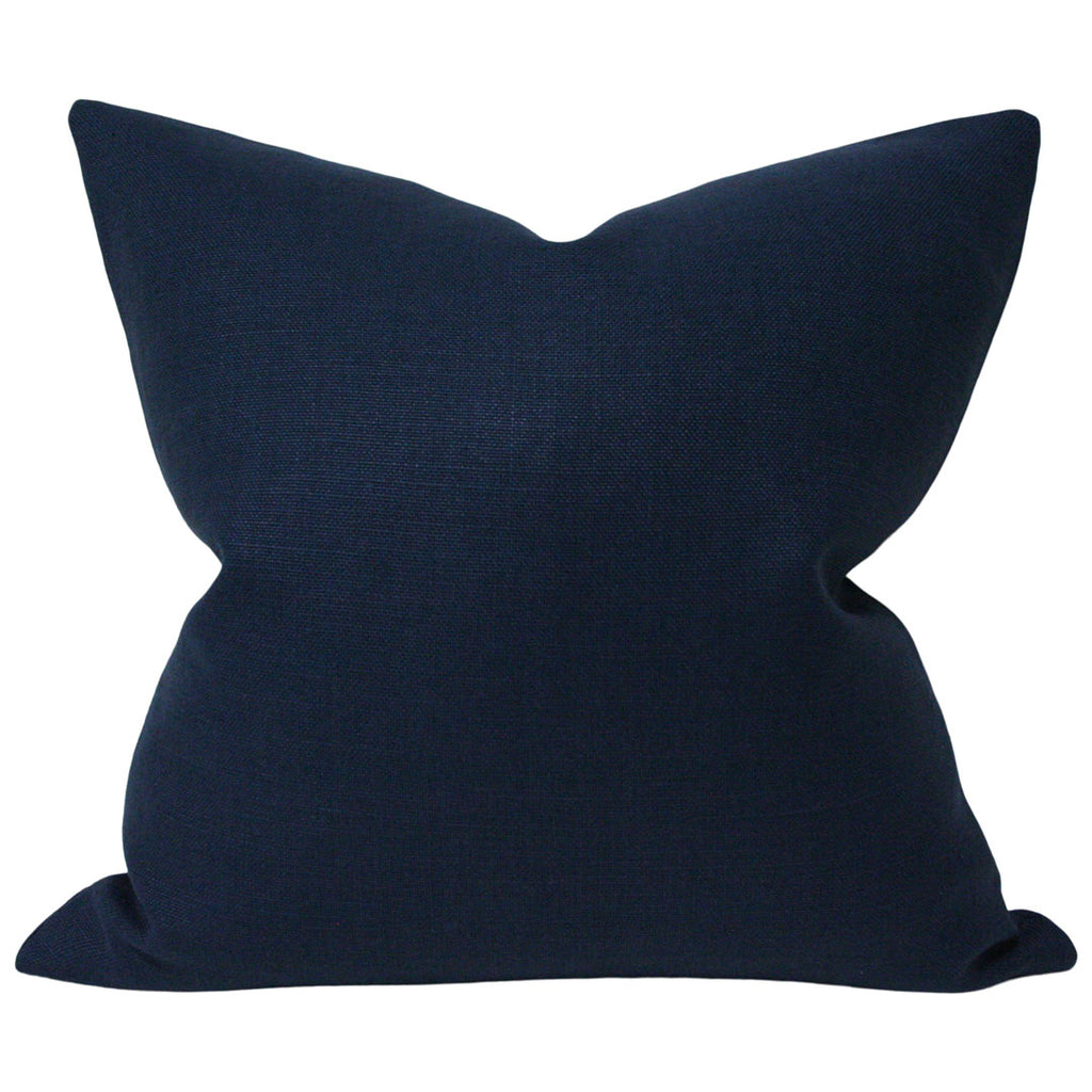 Navy Linen Designer Pillow from Arianna Belle Shop