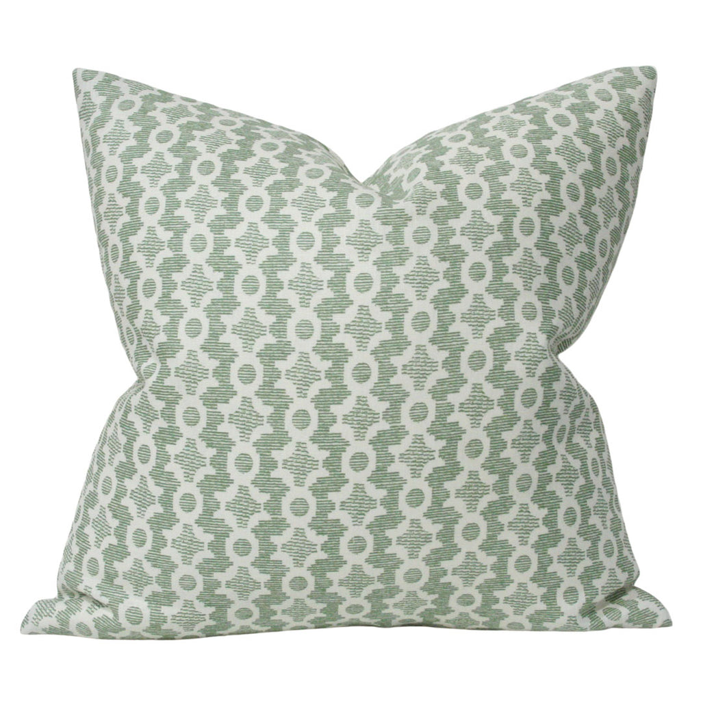 Clara B Green Designer Pillow from Arianna Belle Shop