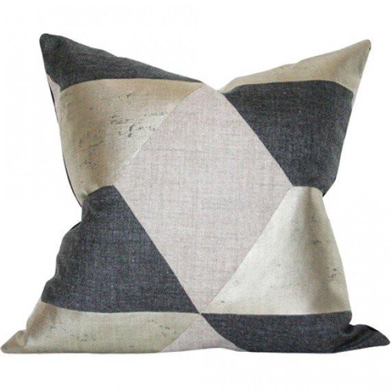 Kubus Argent Custom Designer Pillow | Arianna Belle 