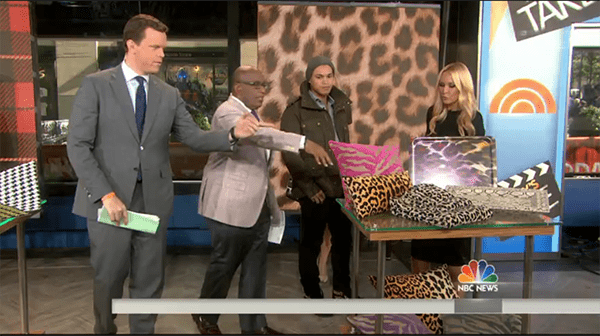 Leopard Velvet Custom Designer Pillow on the Today Show! | Arianna Belle 
