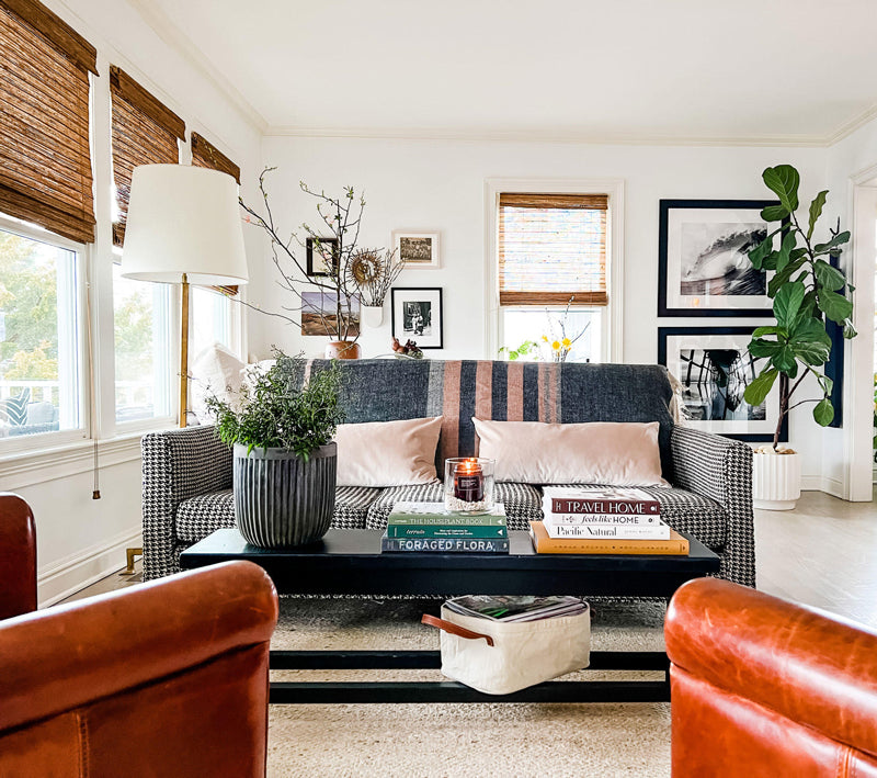 Unique Styling Idea for Sofas: Two Long Lumbars