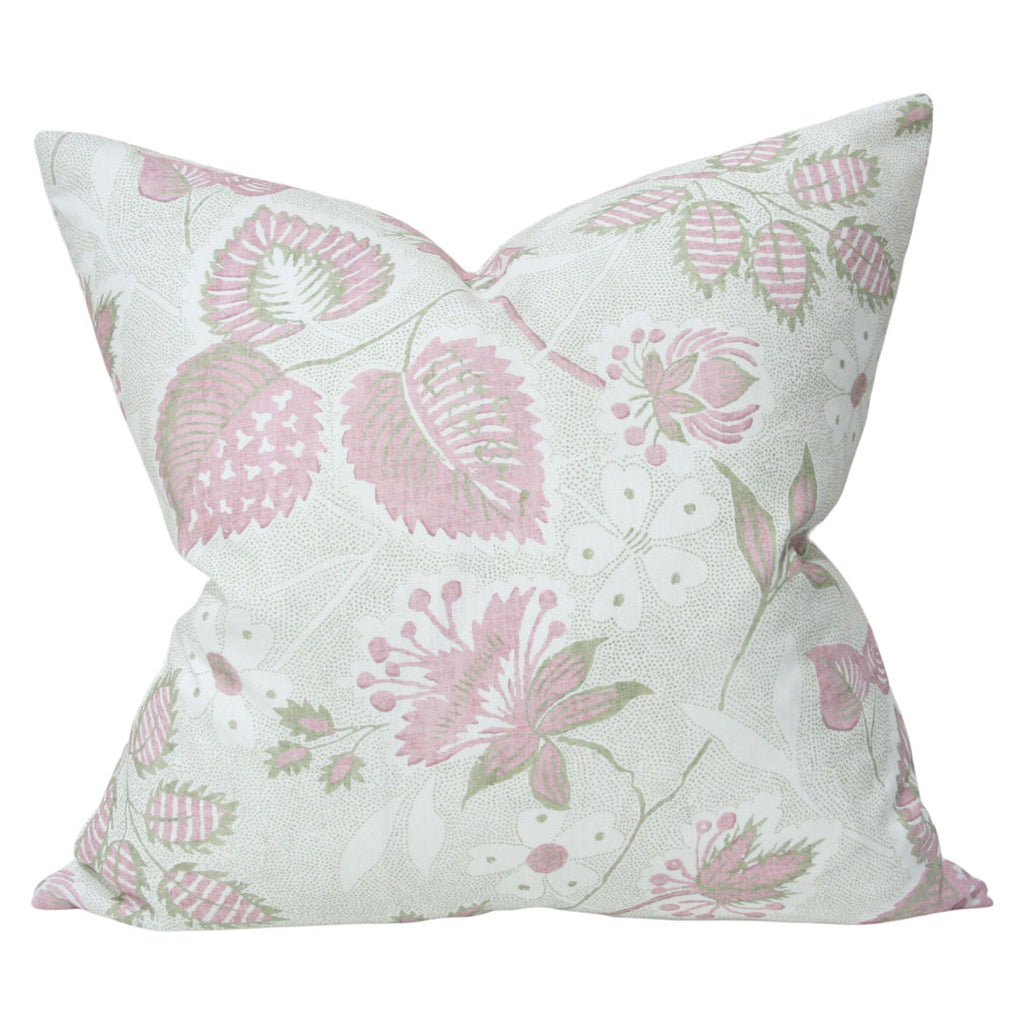 Indienne Hazel Blush Designer Pillow from Arianna Belle Shop 