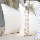 White and Gold Pillows | Arianna Belle Shop