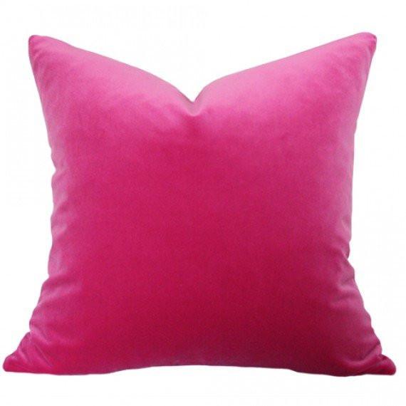 Magenta Velvet Custom Designer Pillow | Arianna Belle 