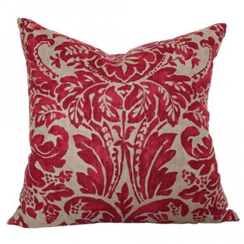 Montrose Linen Ruby Custom Designer Pillow | Arianna Belle 