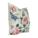 Anshun Paprika and Blue Custom Designer Pillow side view | Arianna Belle 