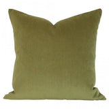 Apple Green Performance Velvet Custom Designer Pillow | Arianna Belle 