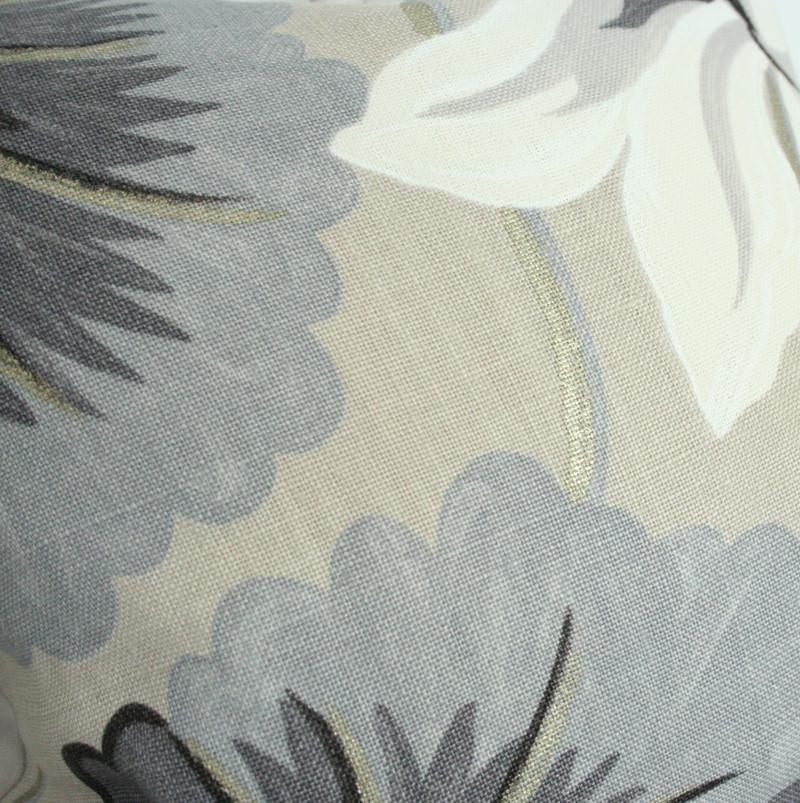 Baudard Linen Custom Designer Pillow detailed view | Arianna Belle
