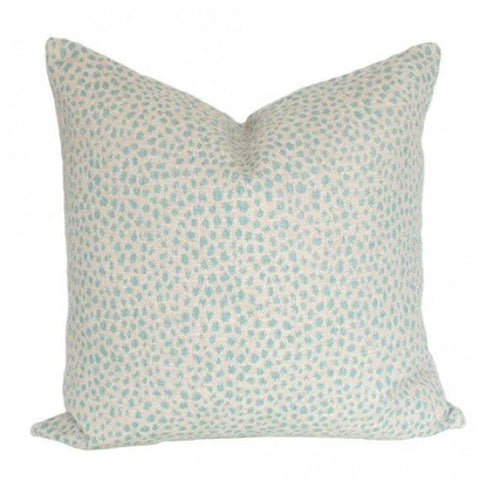 Dotted Aquamarine Custom Designer Pillow | Arianna Belle 