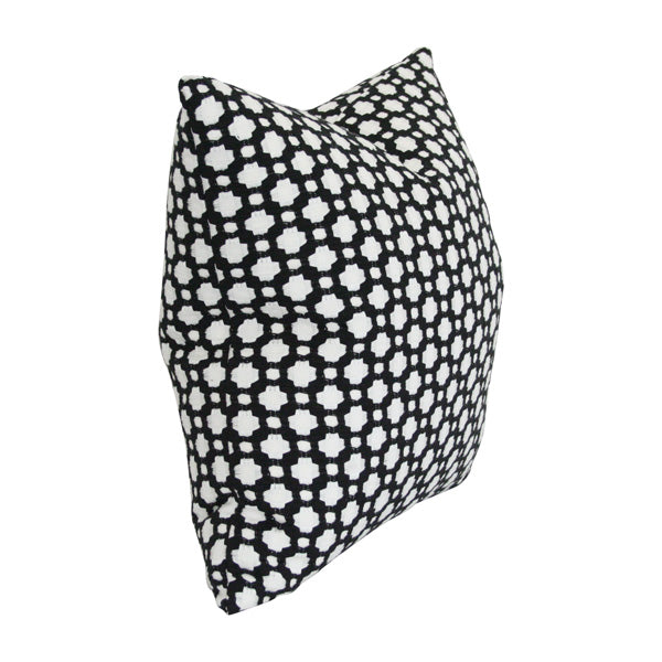 Betwixt Black Custom Designer Pillow side view | Arianna Belle