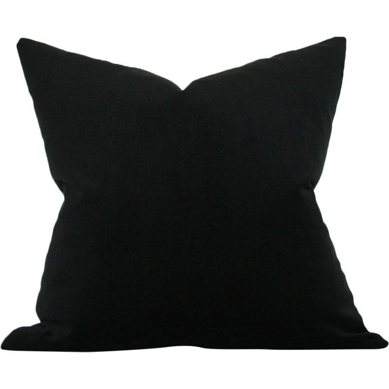 Black Performance Velvet Custom Designer Pillow | Arianna Belle 