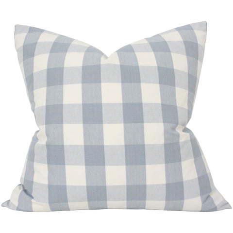 Buffalo Check Sky Blue Designer Pillow from Arianna Belle Shop 