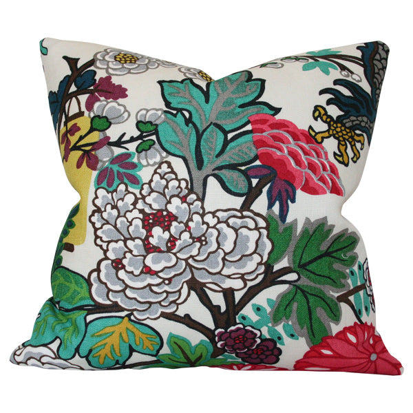 Chiang Mai Alabaster Floral Custom Designer Pillow | Arianna Belle 