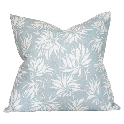 Dahlia Blue & White Custom Designer Pillow | Arianna Belle 
