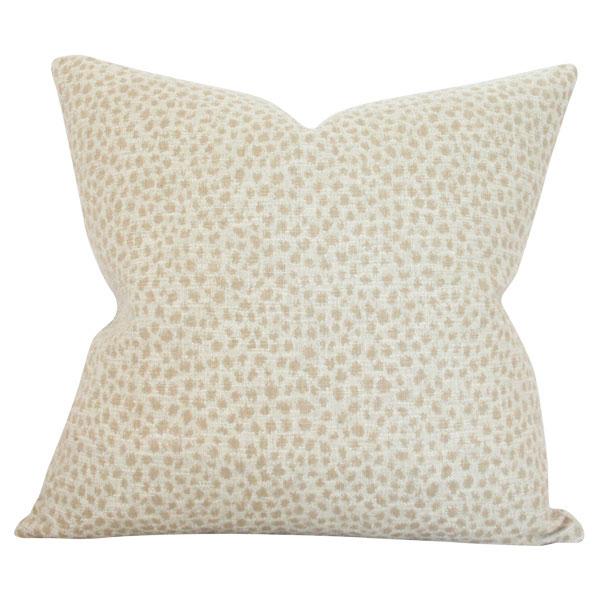 Dotted Beige Custom Designer Pillow | Arianna Belle 