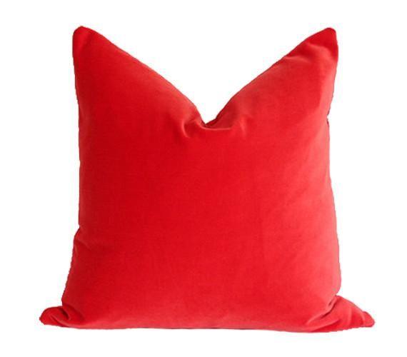 Flame Velvet Custom Designer Pillow | Arianna Belle 