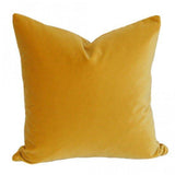 Golden Yellow Velvet Custom Designer Pillow | Arianna Belle 