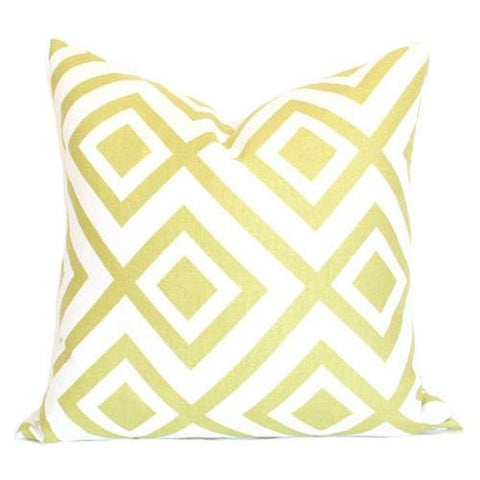 La Fiorentina Light Green & Ivory Custom Designer Pillow | Arianna Belle 