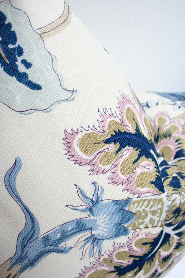 Indian Arbre Hyacinth Custom Designer Pillow detailed view | Arianna Belle 