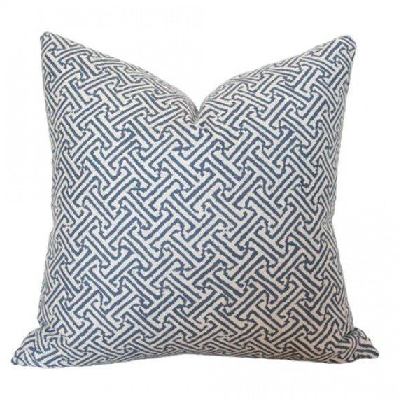 Java Java Navy Custom Designer Cushion | Arianna Belle 