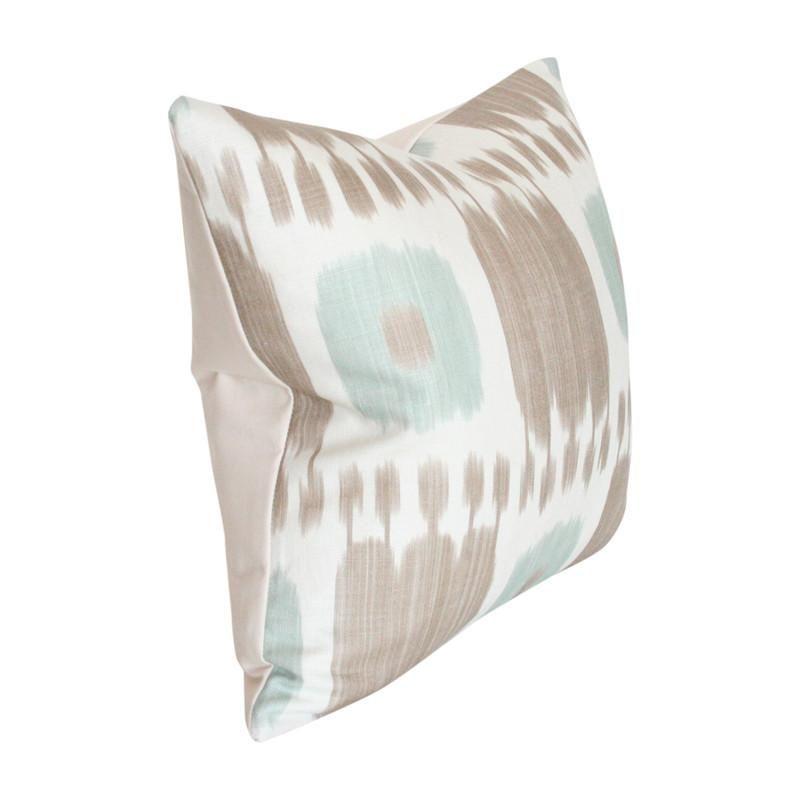 Kandira Greige Custom Designer Pillow side view | Arianna Belle 