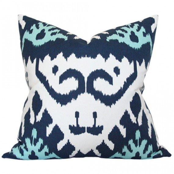 Kazak Blue Custom Designer Pillow | Arianna Belle 