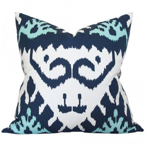 Kazak Blue Custom Designer Pillow | Arianna Belle 