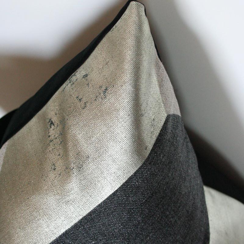 Kubus Argent Custom Designer Cushion detailed view | Arianna Belle 