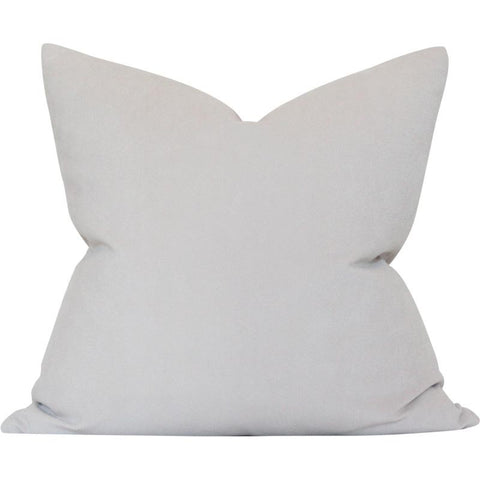 Light Greige Performance Velvet Custom Designer Pillow | Arianna Belle 
