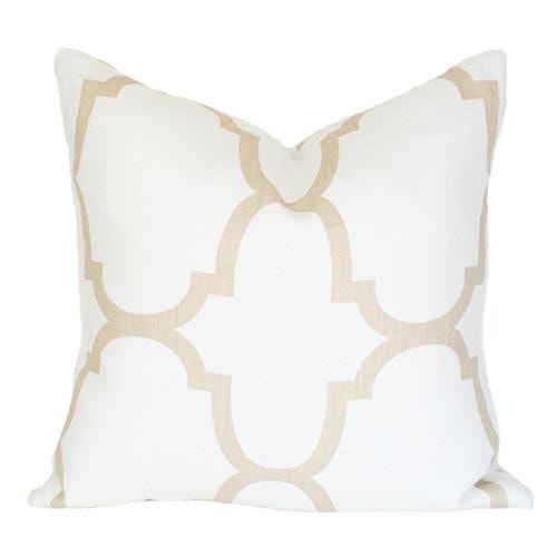 Riad Ivory Custom Designer Pillow | Arianna Belle 
