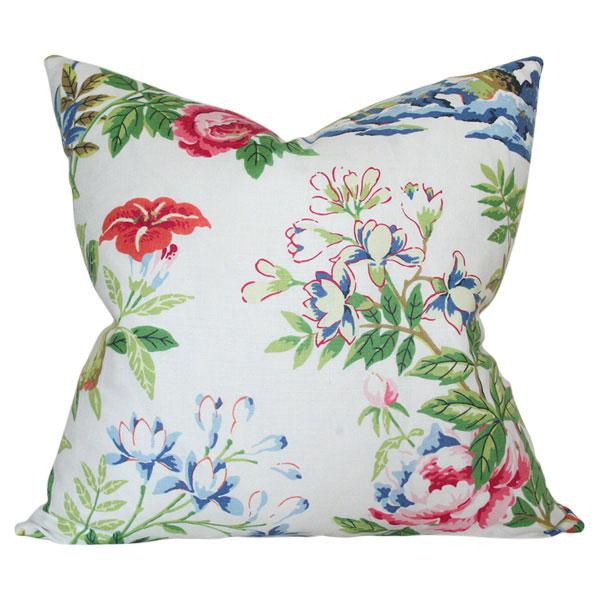 Shantung Garden Bloom Custom Designer Pillow | Arianna Belle 