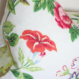 Shantung Garden Bloom Custom Designer Pillow detailed view | Arianna Belle 