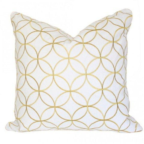 Sungold Lattice Custom Designer Pillow | Arianna Belle 